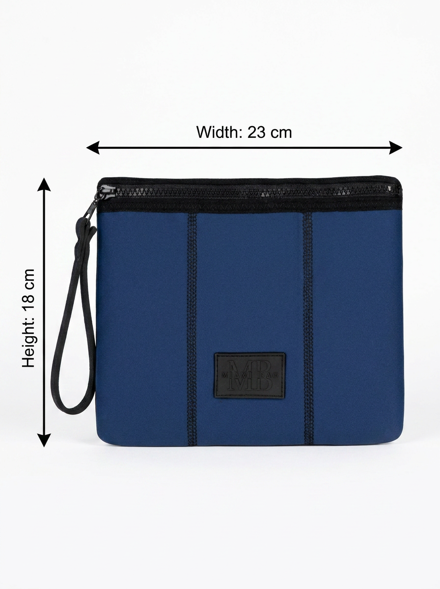 Miami Blue Neoprene Beach Pouch
