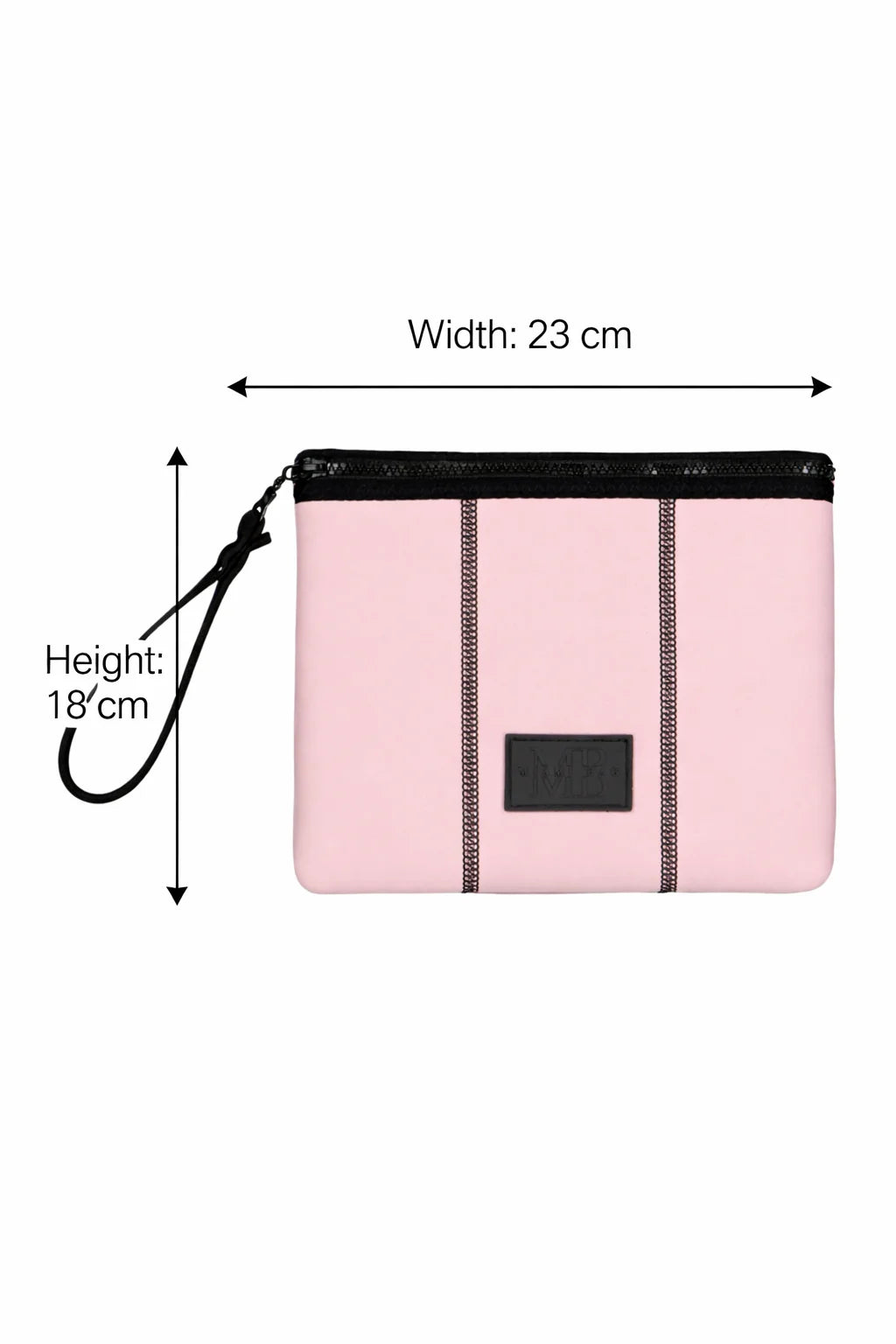 Rose Ash Neoprene Beach Pouch