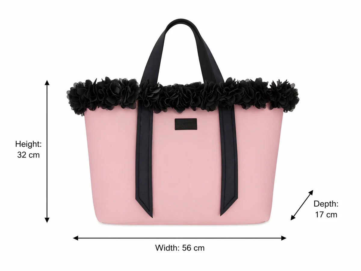 Rose Ash Neoprene Beach Tote